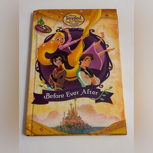 Disney Tangled Before Ever After Book with Purple and Yellow Cover